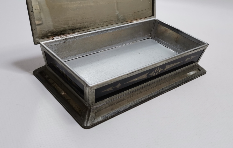 OSMANLI DÖNEMİ TAMAMI EL YAPIMI CAMALTI DESENLİ PUL KUTUSU