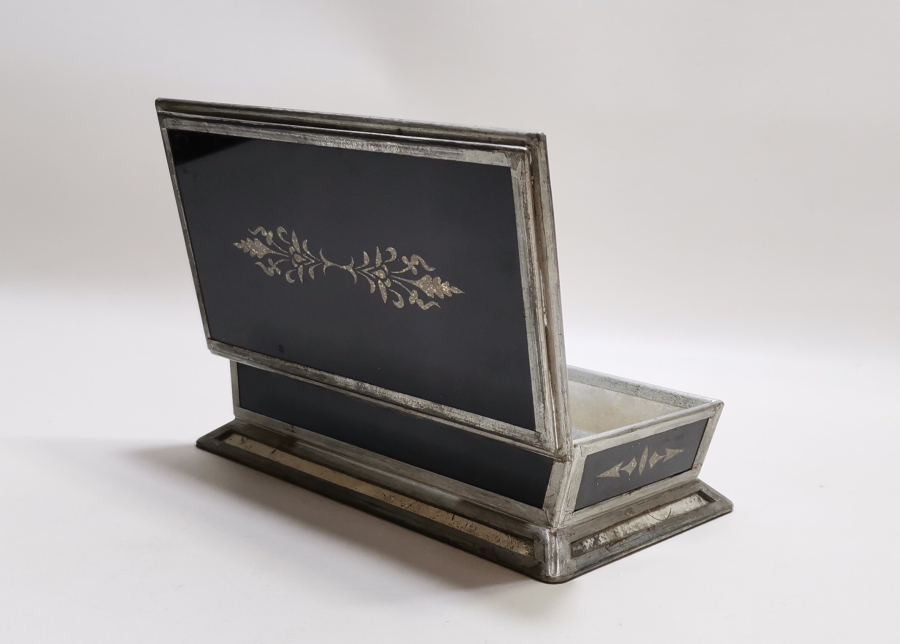 OSMANLI DÖNEMİ TAMAMI EL YAPIMI CAMALTI DESENLİ PUL KUTUSU