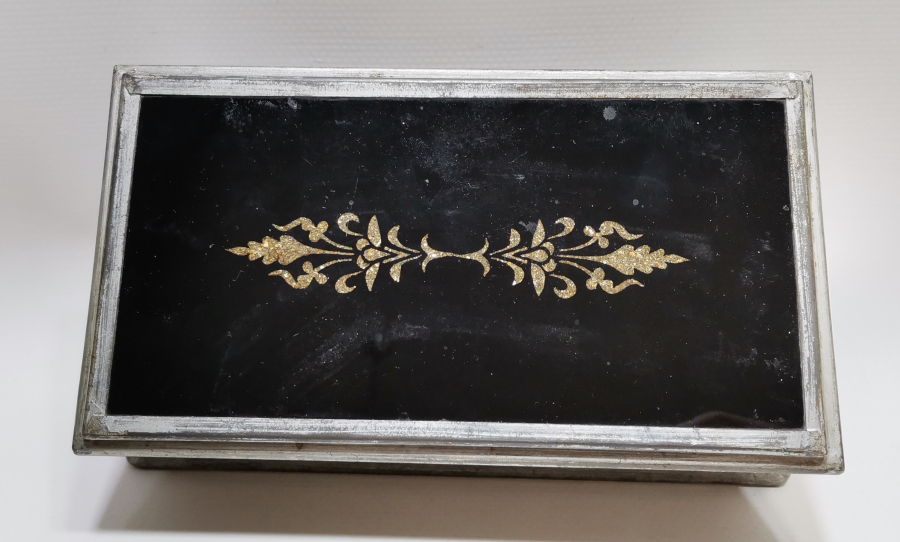 OSMANLI DÖNEMİ TAMAMI EL YAPIMI CAMALTI DESENLİ PUL KUTUSU