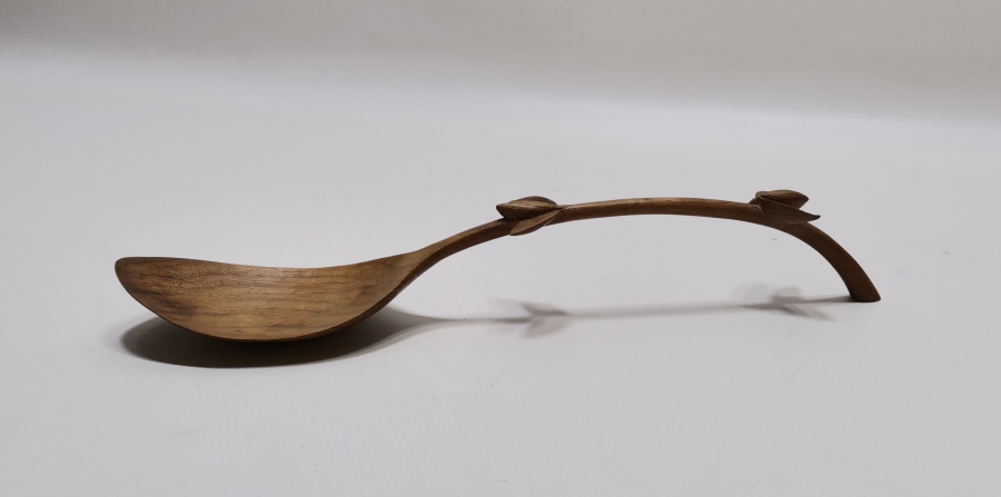 OSMANLI DÖNEMİ ZEYTİN AĞACINDAN YAPILMIŞ AHŞAP KAŞIK