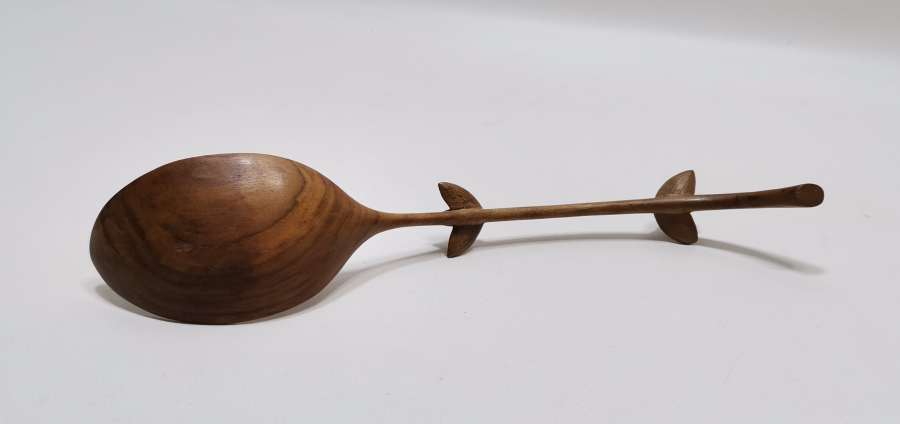 OSMANLI DÖNEMİ ZEYTİN AĞACINDAN YAPILMIŞ AHŞAP KAŞIK