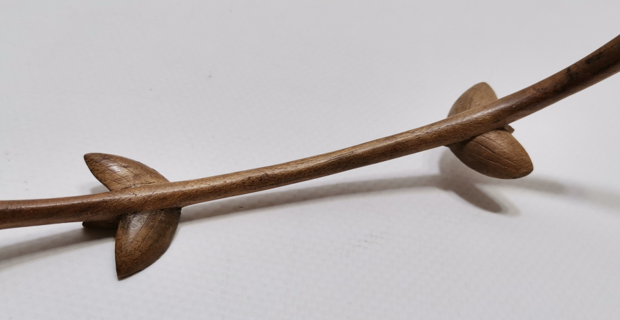 OSMANLI DÖNEMİ ZEYTİN AĞACINDAN YAPILMIŞ AHŞAP KAŞIK