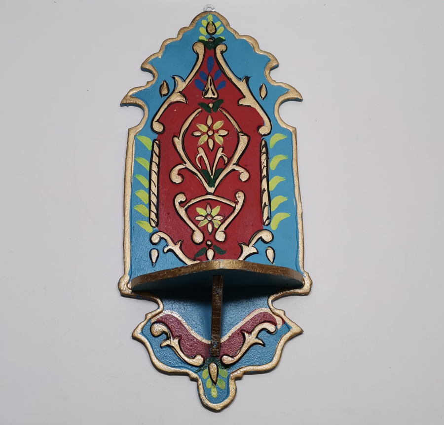 TAMAMI EL YAPIMI VE EL BOYAMA AHŞAP LAMBALIK - KAVUKLUK