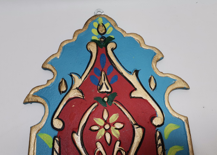 TAMAMI EL YAPIMI VE EL BOYAMA AHŞAP LAMBALIK - KAVUKLUK