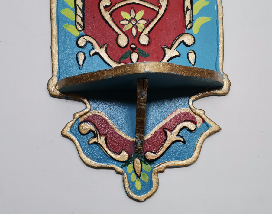 TAMAMI EL YAPIMI VE EL BOYAMA AHŞAP LAMBALIK - KAVUKLUK