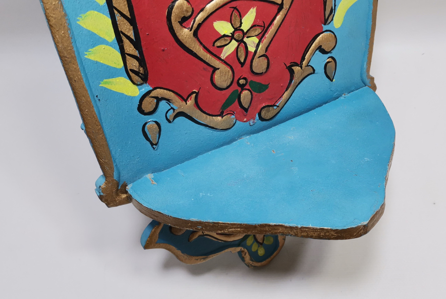 TAMAMI EL YAPIMI VE EL BOYAMA AHŞAP LAMBALIK - KAVUKLUK