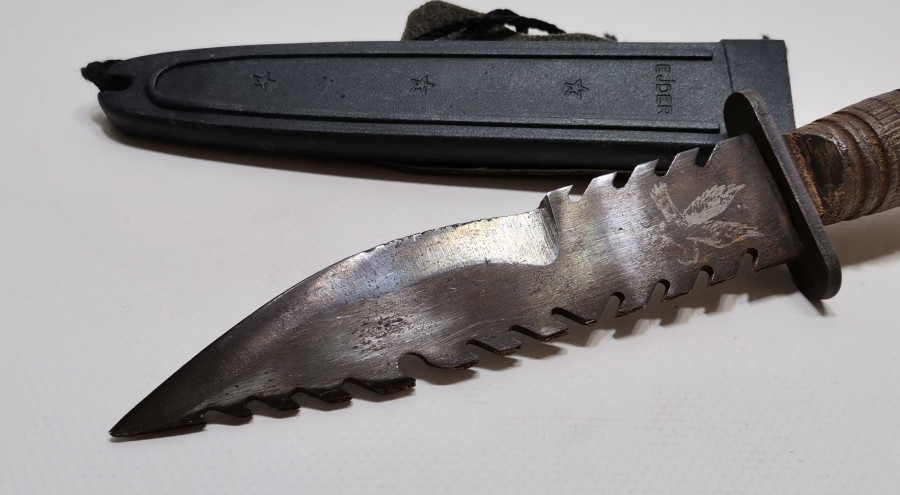 YERLİ YAPIM ANTİKA KOMANDO BIÇAĞI