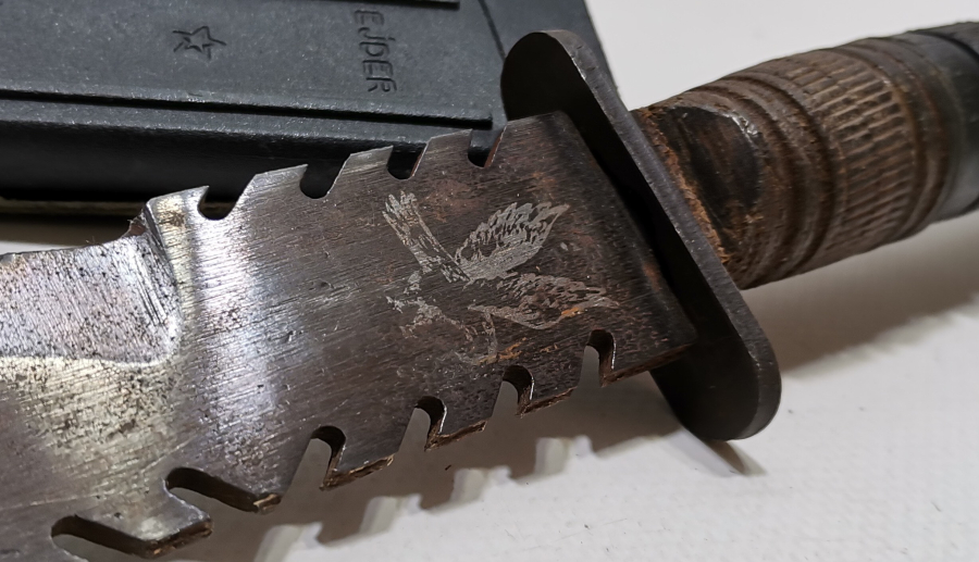 YERLİ YAPIM ANTİKA KOMANDO BIÇAĞI