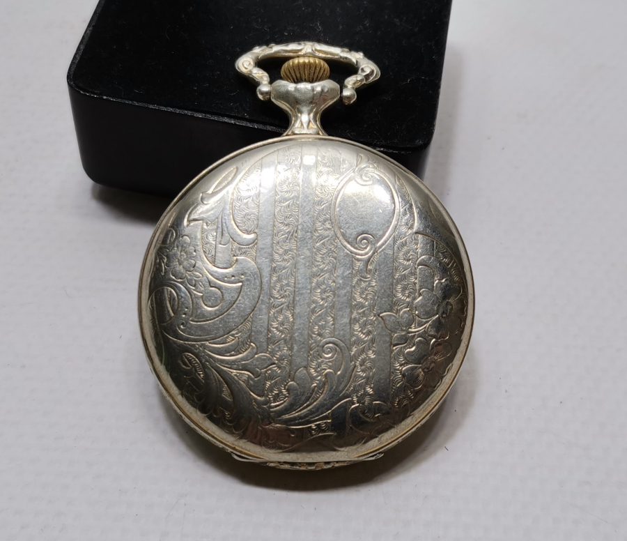 ANTİKA KURMALI AVCI KASA CEP SAATİ