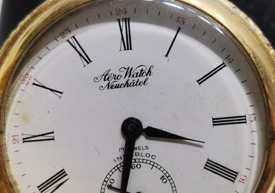 ANTİKA KURMALI AVCI KASA CEP SAATİ