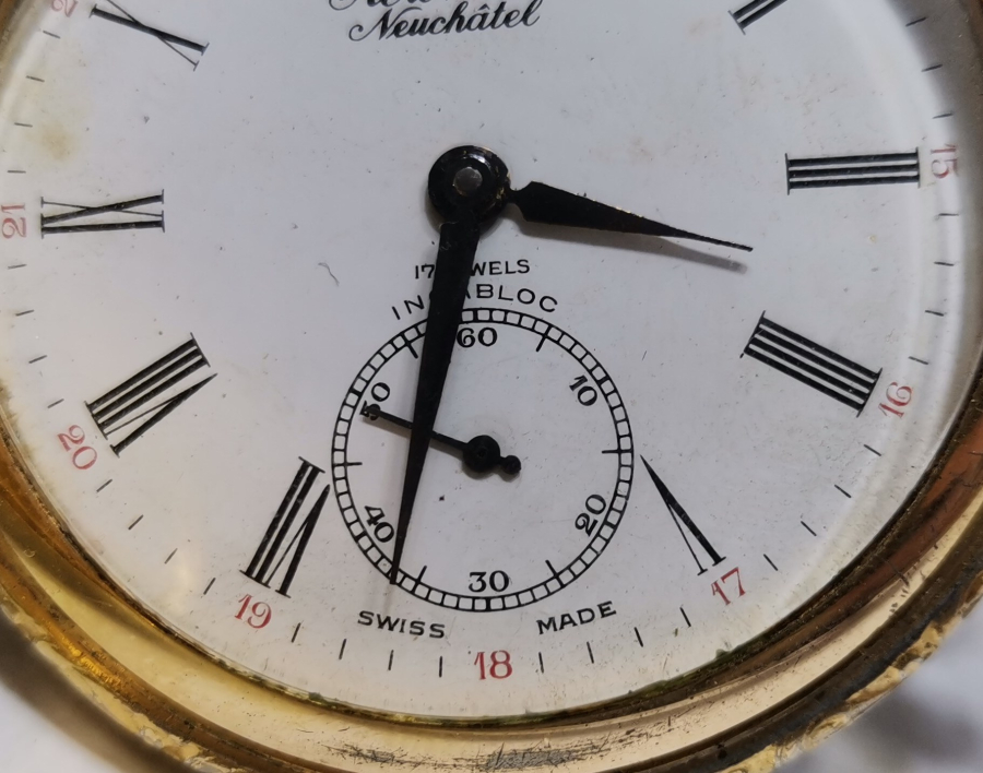 ANTİKA KURMALI AVCI KASA CEP SAATİ