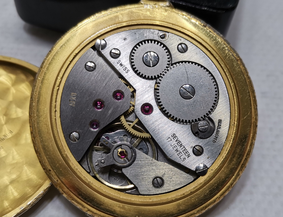 ANTİKA KURMALI AVCI KASA CEP SAATİ