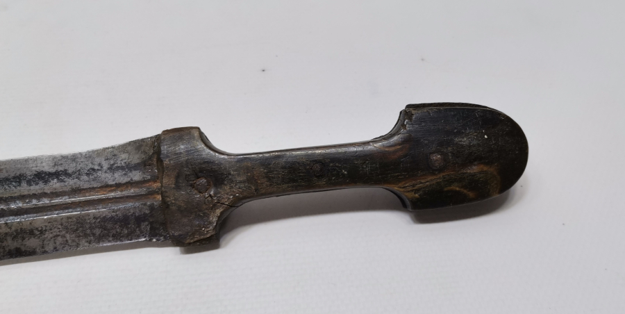 OSMANLI DÖNEMİ BÜYÜK BOY BOYNUZ SAPLI ÇERKES KAMASI