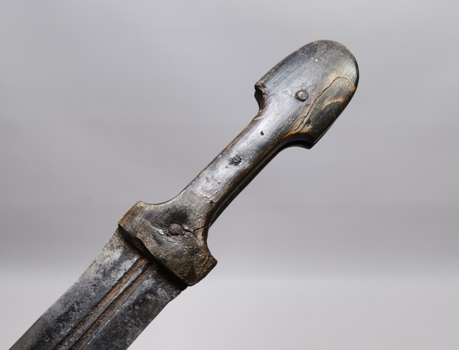 OSMANLI DÖNEMİ BÜYÜK BOY BOYNUZ SAPLI ÇERKES KAMASI