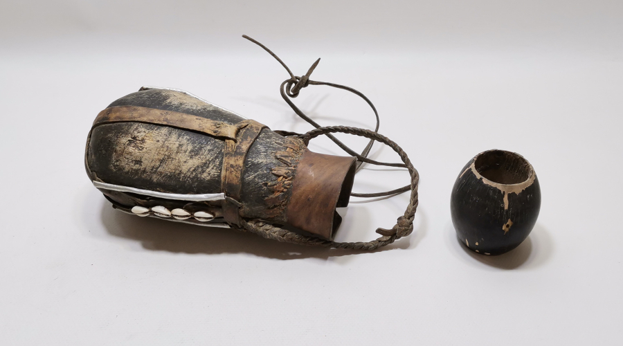 OSMANLI DÖNEMİ ÇOK NADİR AHŞAP MATARA