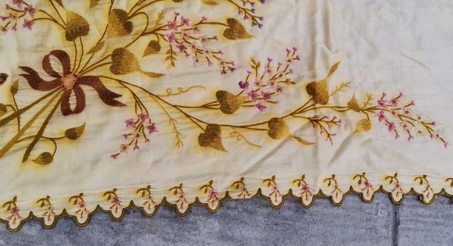 OSMANLI DÖNEMİ İPEK NALIN BOHÇASI