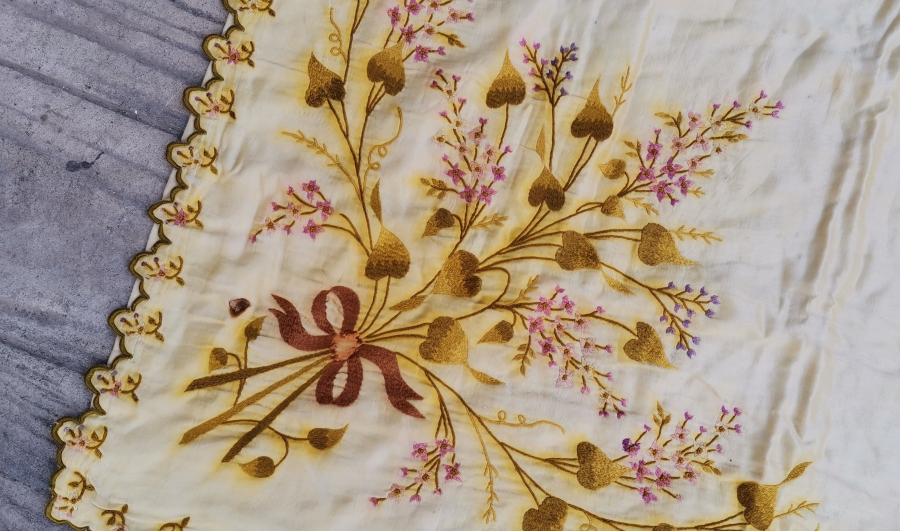 OSMANLI DÖNEMİ İPEK NALIN BOHÇASI