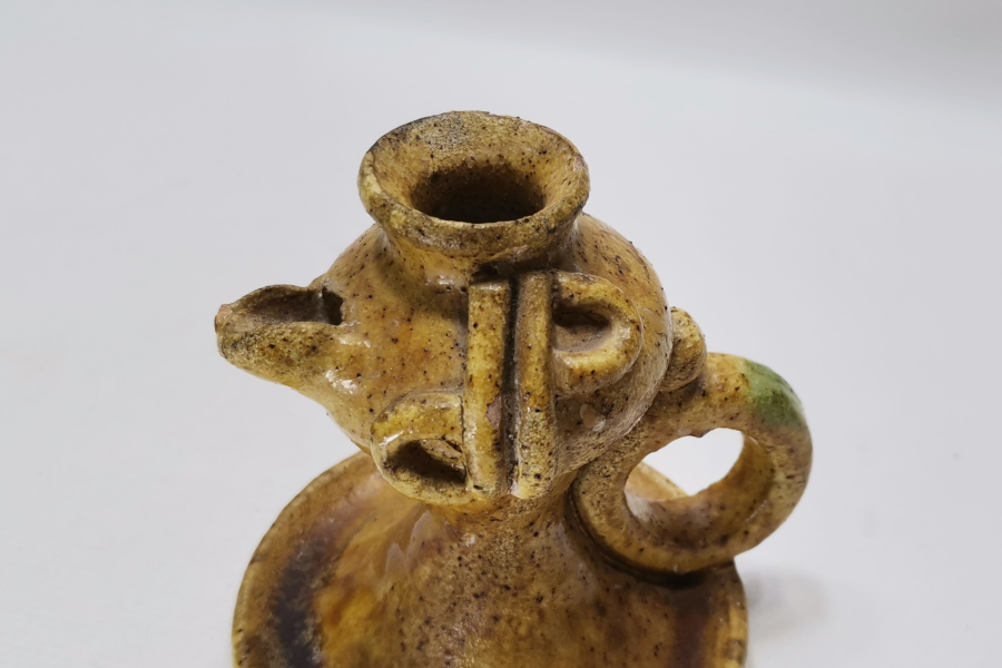 OSMANLI DÖNEMİ NADİR RENKTE ADA İŞİ KANDİL