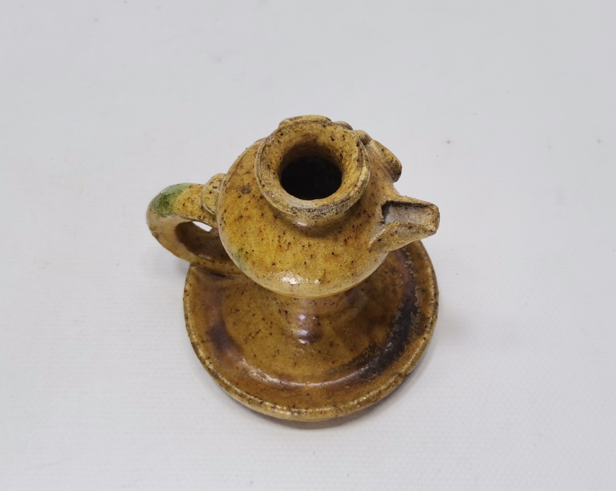 OSMANLI DÖNEMİ NADİR RENKTE ADA İŞİ KANDİL