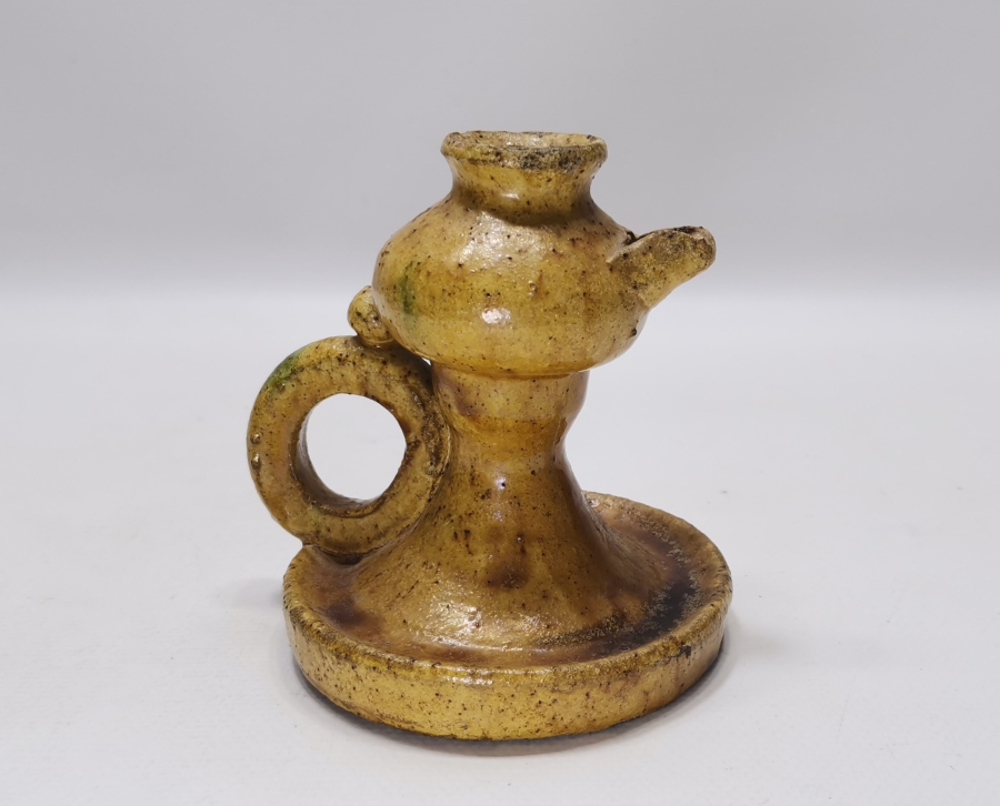 OSMANLI DÖNEMİ NADİR RENKTE ADA İŞİ KANDİL