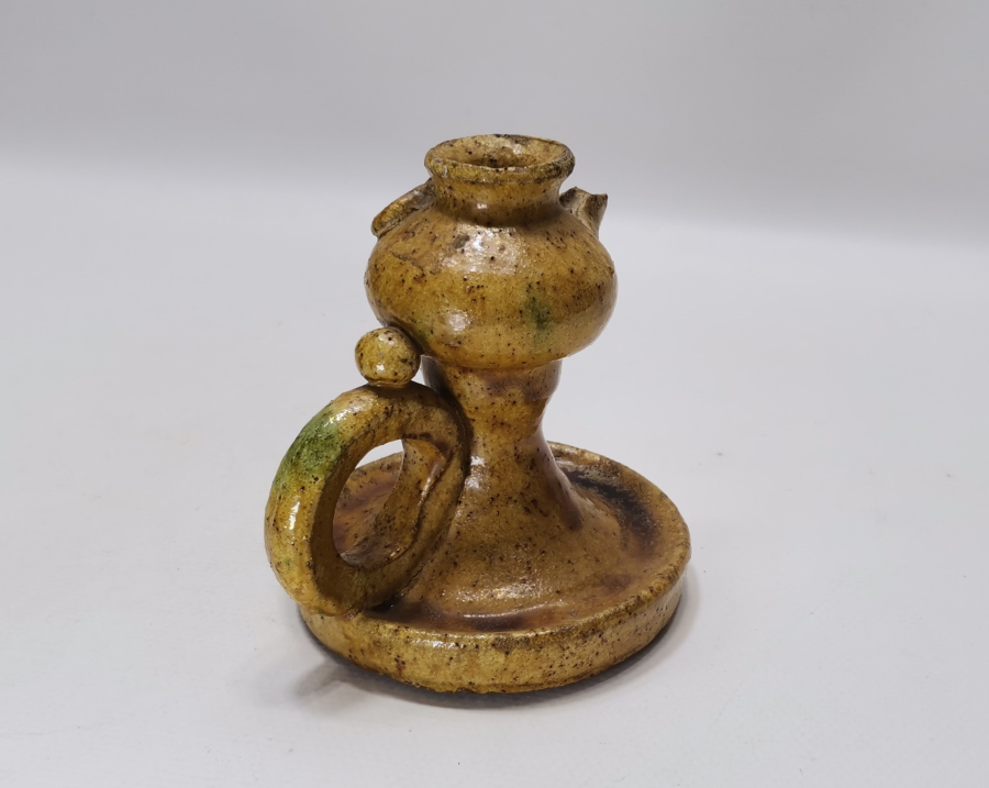 OSMANLI DÖNEMİ NADİR RENKTE ADA İŞİ KANDİL