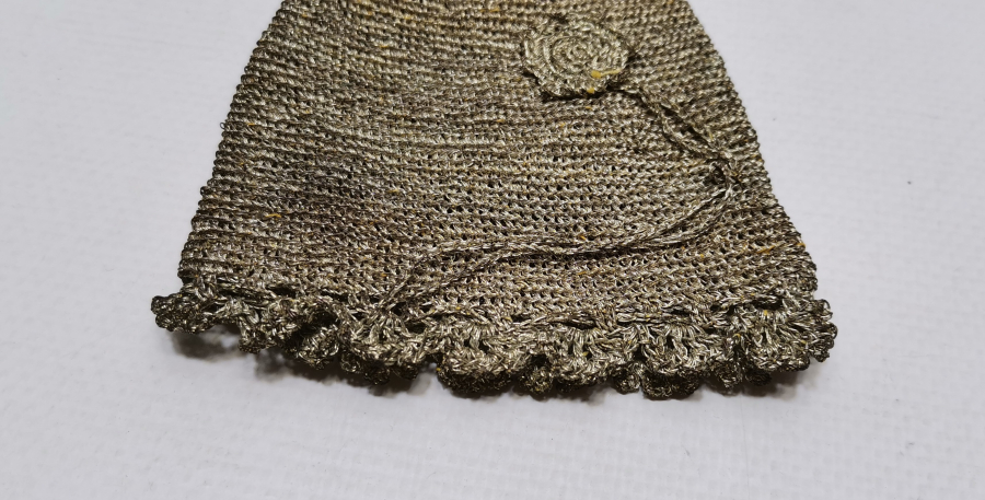 OSMANLI DÖNEMİ TAMAMI GÜMÜŞTEN MAMUL ÇOK NADİR ALTIN KESESİ