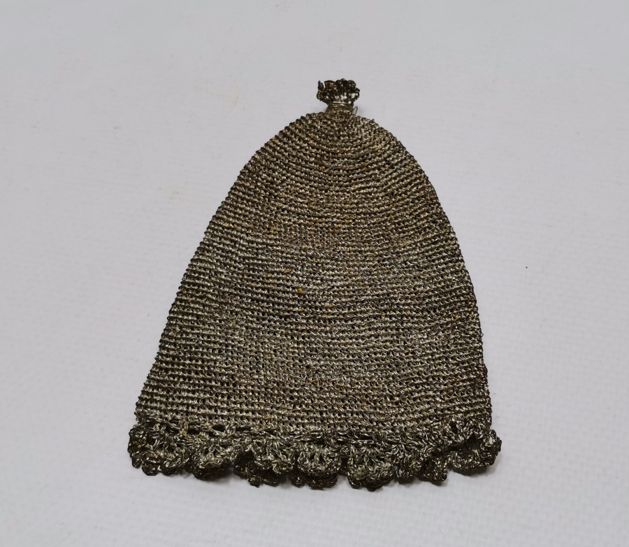 OSMANLI DÖNEMİ TAMAMI GÜMÜŞTEN MAMUL ÇOK NADİR ALTIN KESESİ