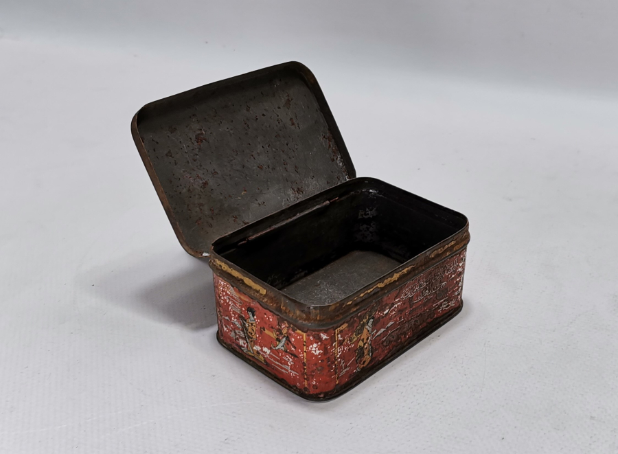 OSMANLI DÖNEMİ ÜZERİ OSMANLICA YAZILI NADİR ÇAY KUTUSU