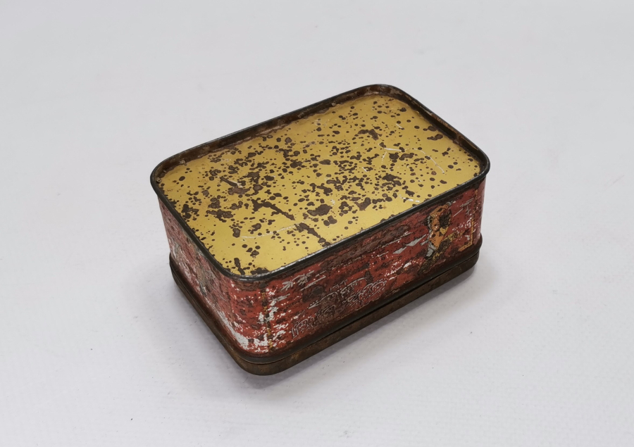 OSMANLI DÖNEMİ ÜZERİ OSMANLICA YAZILI NADİR ÇAY KUTUSU