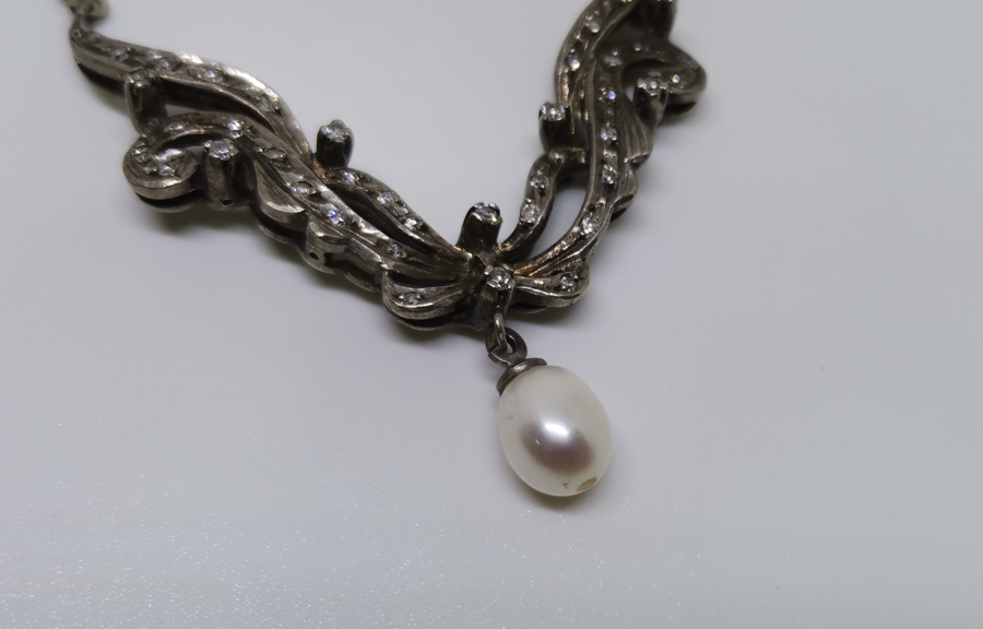 PIRLANTA TAŞLI ÖZEL YAPIM GERDANLIK