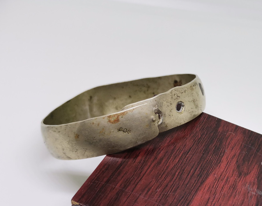 SAVAT İŞÇİLİKLİ ANTİKA GÜMÜŞ BİLEZİK