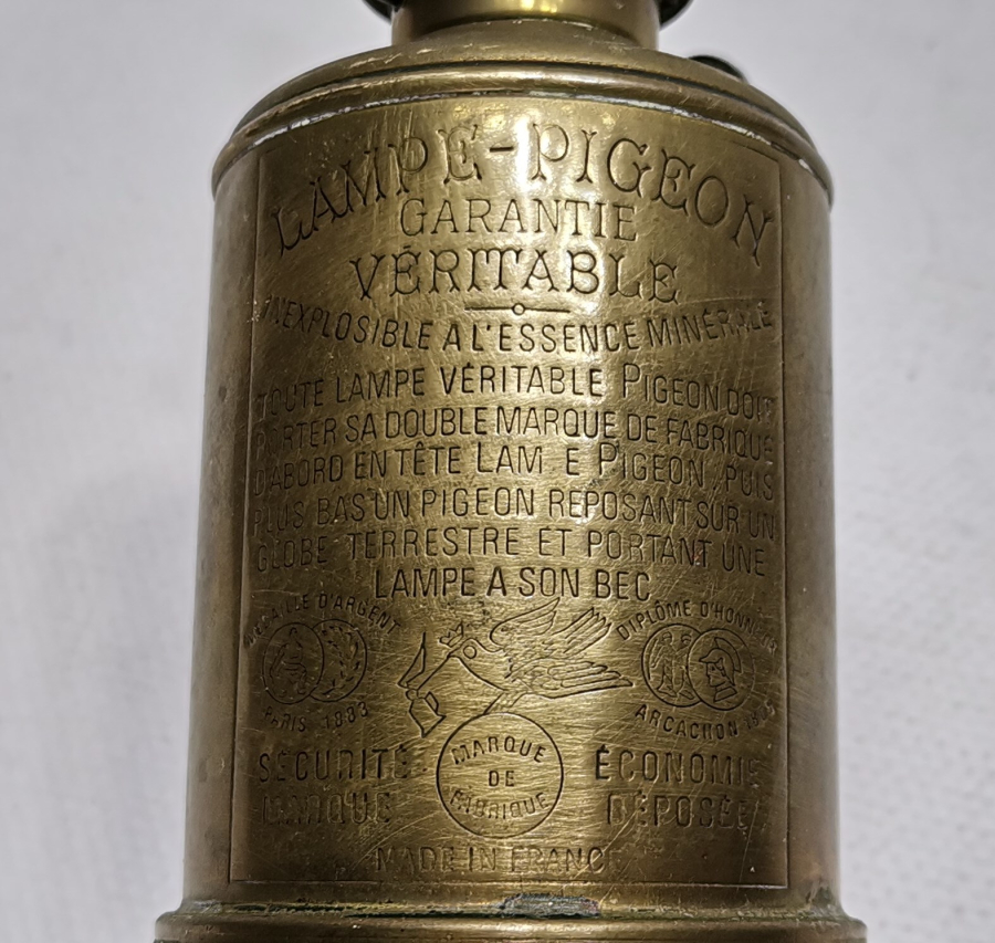 ÜZERİ YAZILI NADİR VAGON LAMBASI