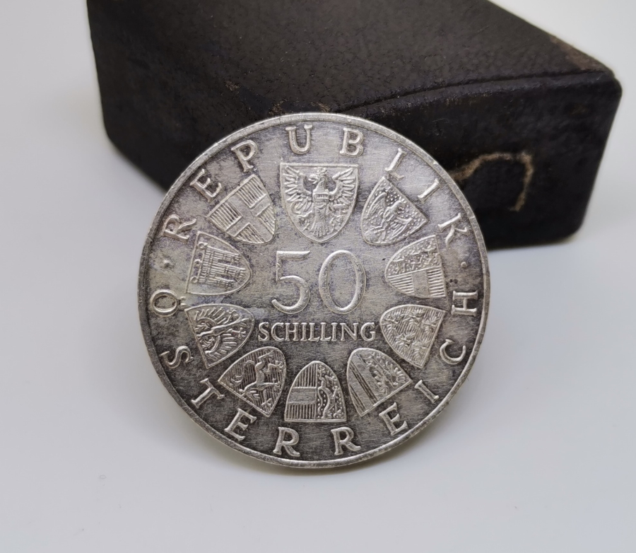1966 YILI GÜMÜŞ 50 SCHİLLİNG