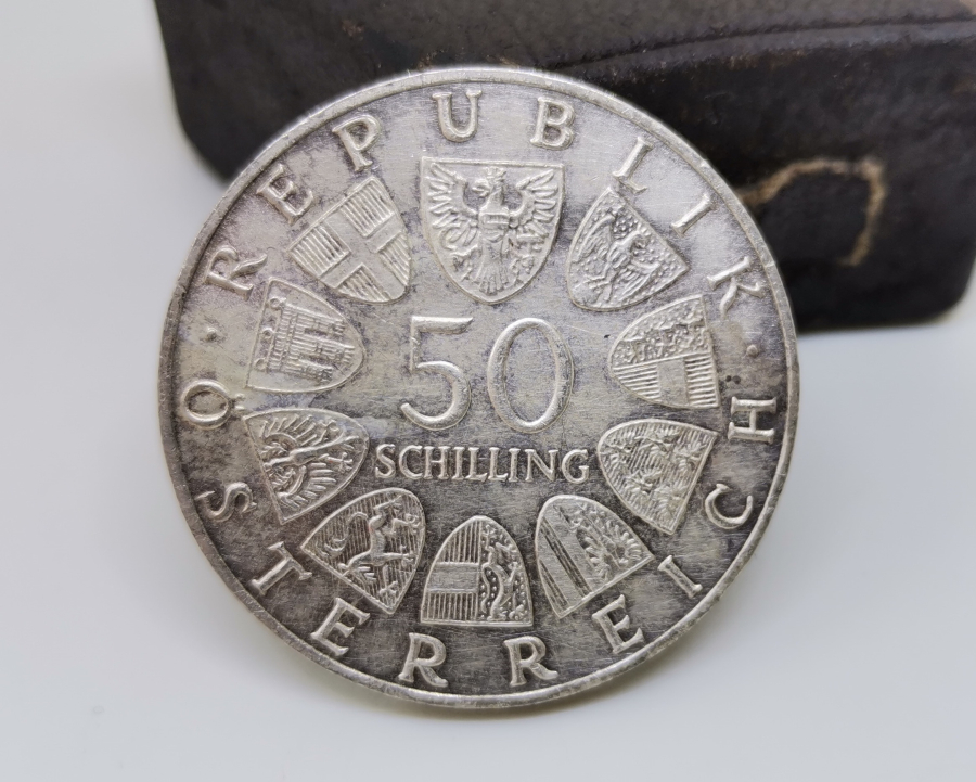 1966 YILI GÜMÜŞ 50 SCHİLLİNG