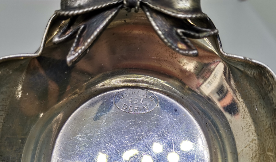 925 AYAR GÜMÜŞTEN MAMUL KAHVE YANI LOKUMLUĞU