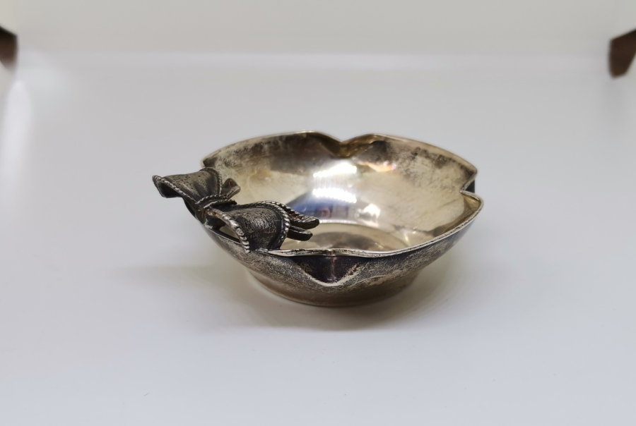 925 AYAR GÜMÜŞTEN MAMUL KAHVE YANI LOKUMLUĞU