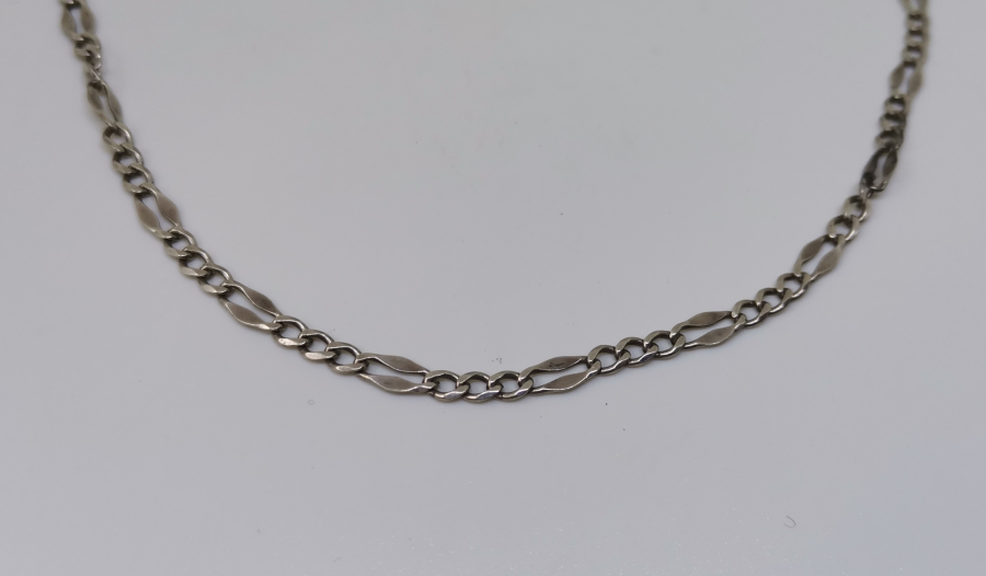 EL YAPIMI GÜMÜŞ ERKEK KOLYESİ