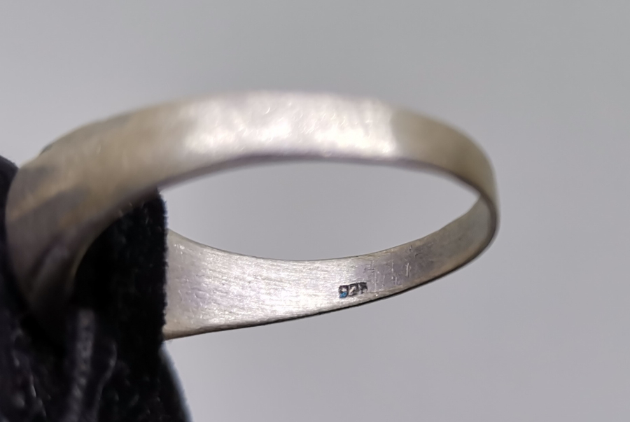 HAC HATIRASI ANTİKA GÜMÜŞ YÜZÜK