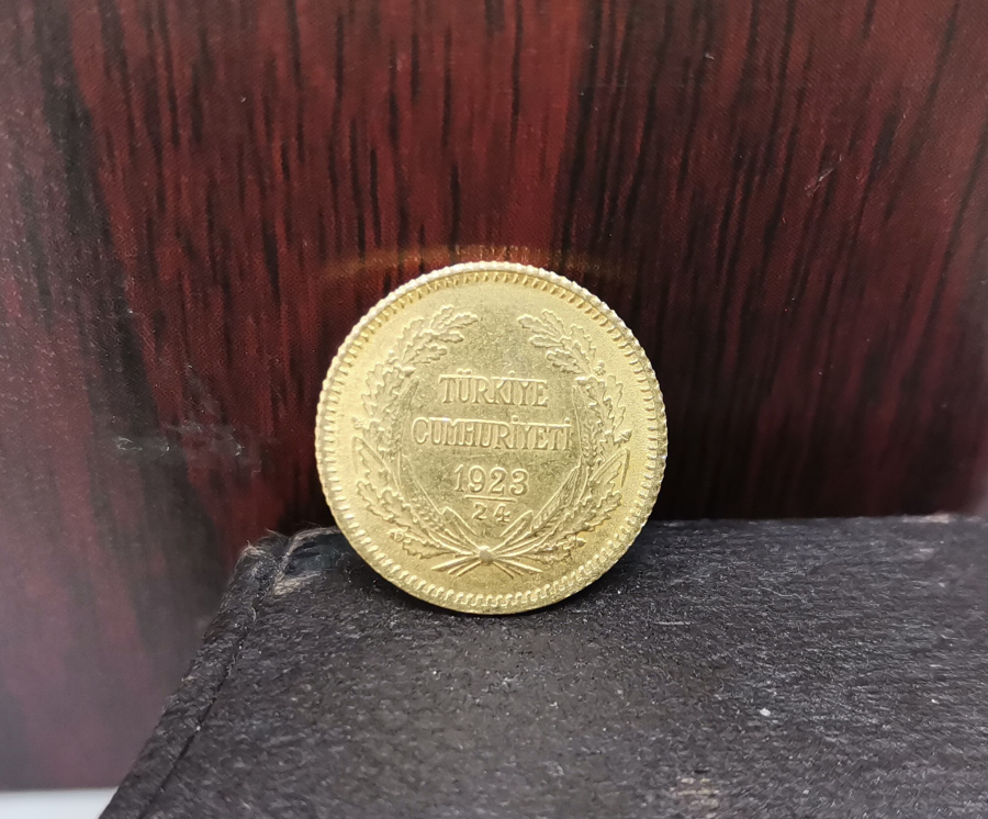 İSMET İNÖNÜ DÖNEMİ 1947 YILI ALTIN 25 KURUŞ