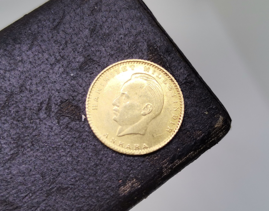 İSMET İNÖNÜ DÖNEMİ 1947 YILI ALTIN 25 KURUŞ