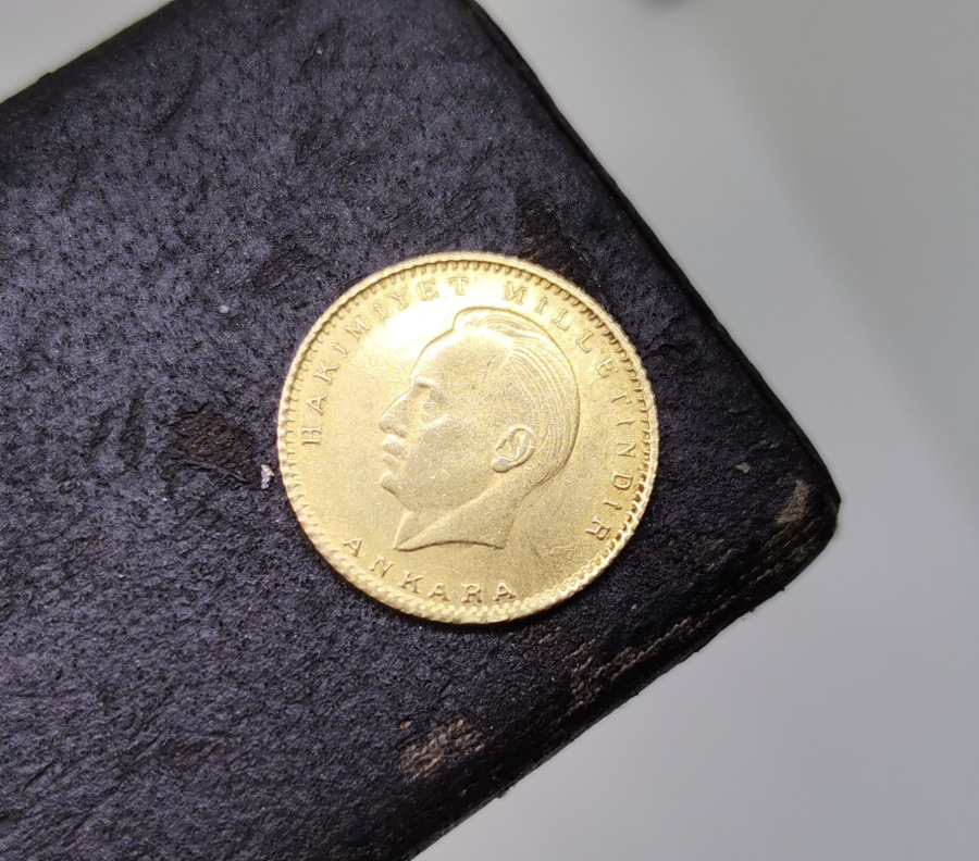 İSMET İNÖNÜ DÖNEMİ 1947 YILI ALTIN 25 KURUŞ