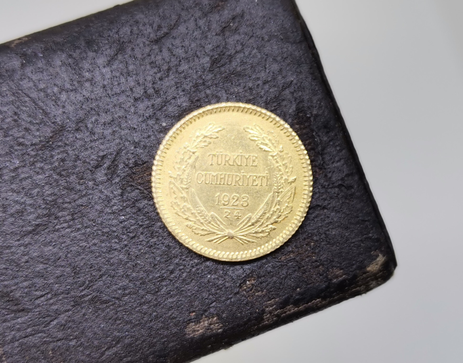 İSMET İNÖNÜ DÖNEMİ 1947 YILI ALTIN 25 KURUŞ