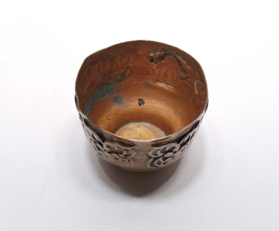 KABARTMA İŞÇİLİKLİ ANTİKA FİNCAN ZARFI