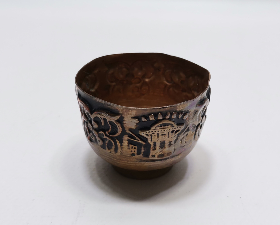 KABARTMA İŞÇİLİKLİ ANTİKA FİNCAN ZARFI