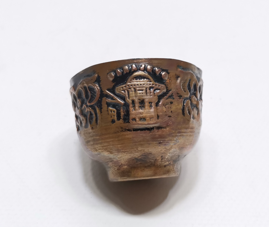 KABARTMA İŞÇİLİKLİ ANTİKA FİNCAN ZARFI