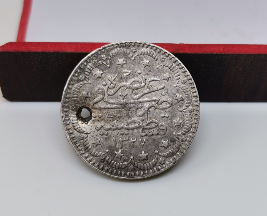 MEHMED REŞAD HAN DÖNEMİ GÜMÜŞ 5 KURUŞ