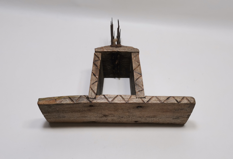 OSMANLI DÖNEMİ AHŞAPTAN MAMUL BÜYÜK BOY YÜN TARAĞI