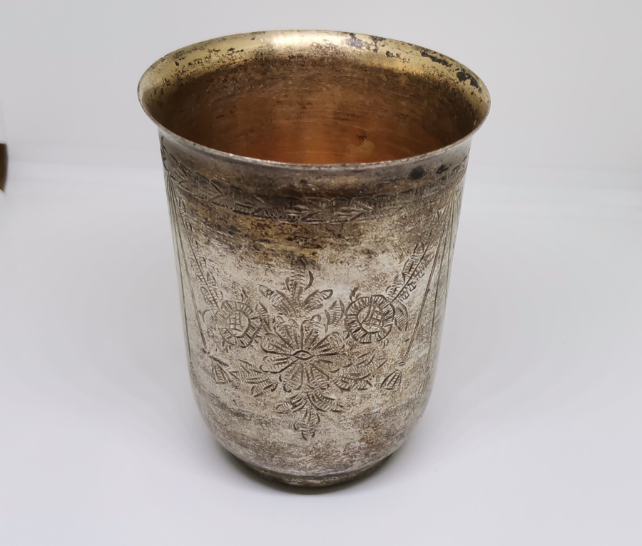 OSMANLI DÖNEMİ TUĞRA FORMLU USTA DAMGALI ESER-İ İSTANBUL ŞERBET BARDAĞI