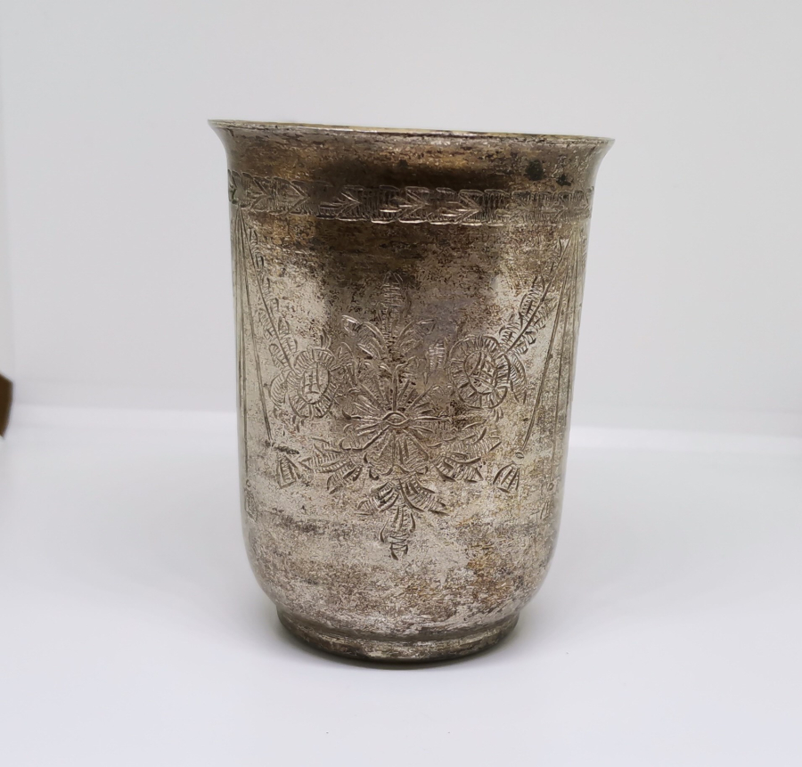 OSMANLI DÖNEMİ TUĞRA FORMLU USTA DAMGALI ESER-İ İSTANBUL ŞERBET BARDAĞI