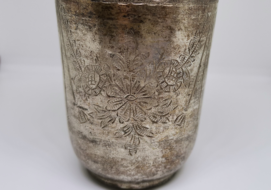 OSMANLI DÖNEMİ TUĞRA FORMLU USTA DAMGALI ESER-İ İSTANBUL ŞERBET BARDAĞI